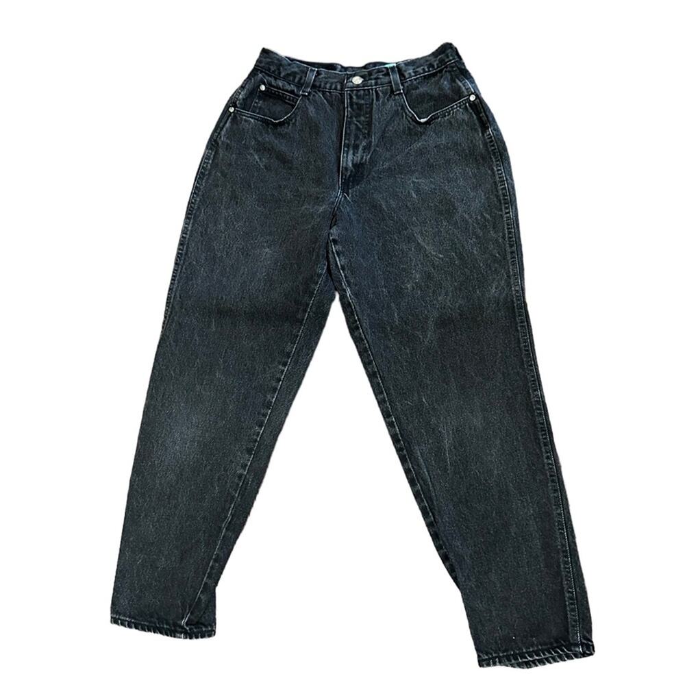 Vintage Gitano Size 10 Short Black Wash Loose Fit jeans
